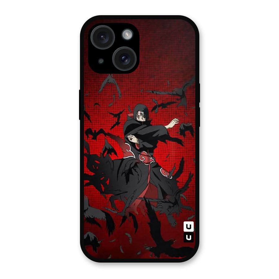 Itachi Stance For War Metal Back Case for iPhone 15