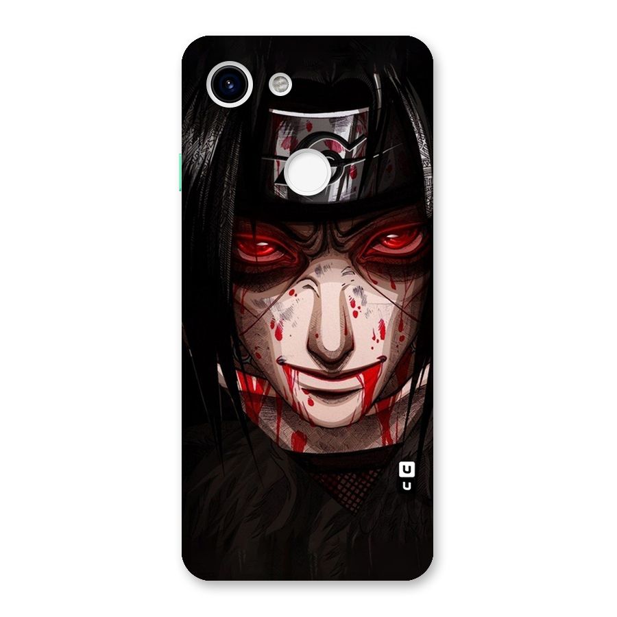 Itachi Uchiha Red Eyes Back Case for Google Pixel 3