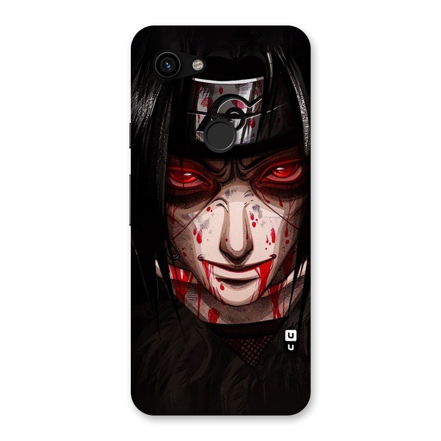 Itachi Uchiha Red Eyes Back Case for Google Pixel 3a