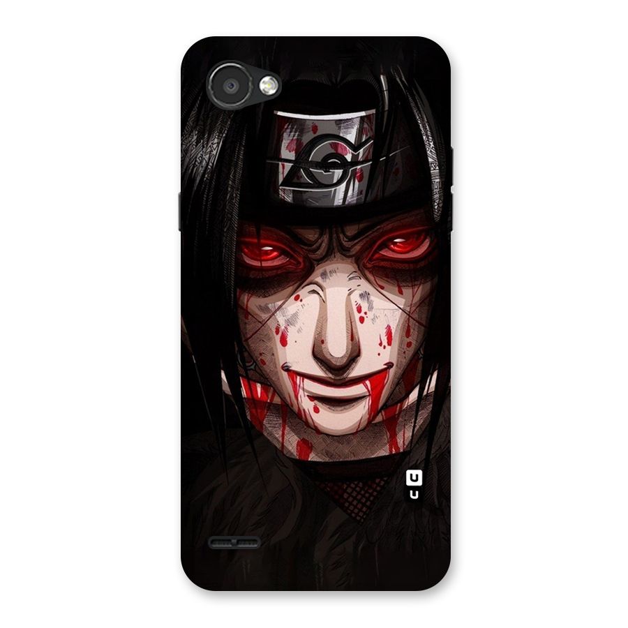 Itachi Uchiha Red Eyes Back Case for LG Q6
