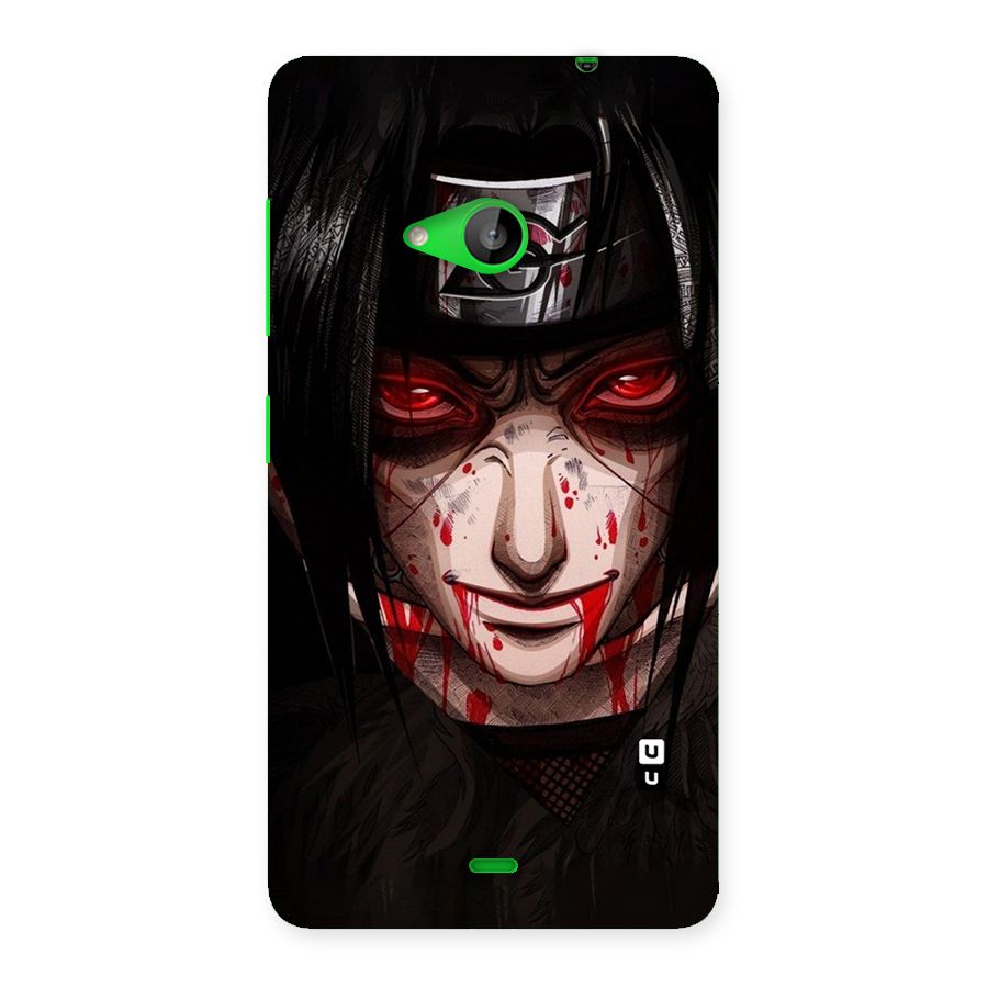 Itachi Uchiha Red Eyes Back Case for Lumia 535