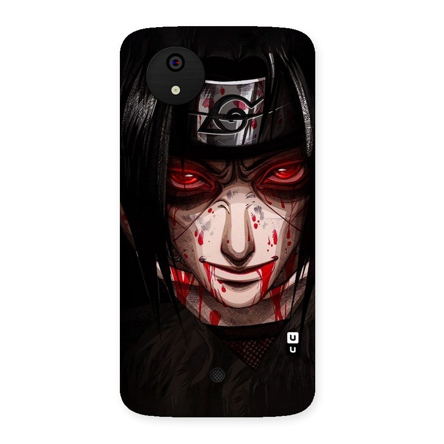 Itachi Uchiha Red Eyes Back Case for Micromax Canvas A1
