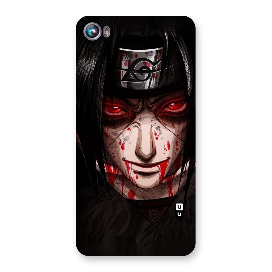 Itachi Uchiha Red Eyes Back Case for Micromax Canvas Fire 4 A107
