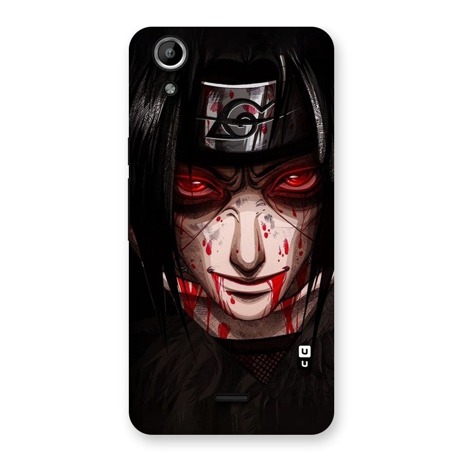 Itachi Uchiha Red Eyes Back Case for Micromax Canvas Selfie Lens Q345