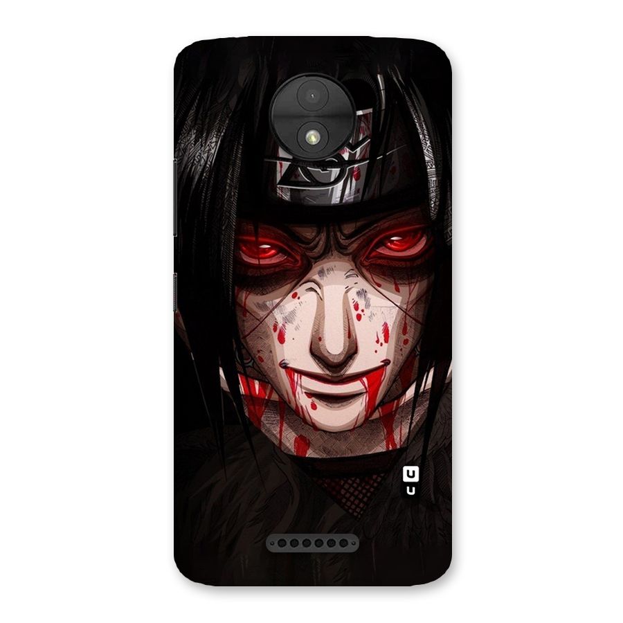 Itachi Uchiha Red Eyes Back Case for Moto C