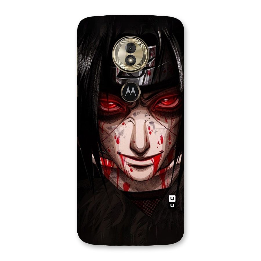 Itachi Uchiha Red Eyes Back Case for Moto G6 Play
