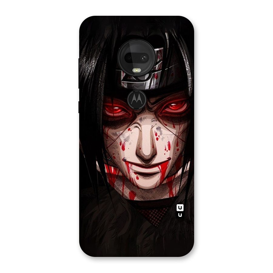 Itachi Uchiha Red Eyes Back Case for Moto G7