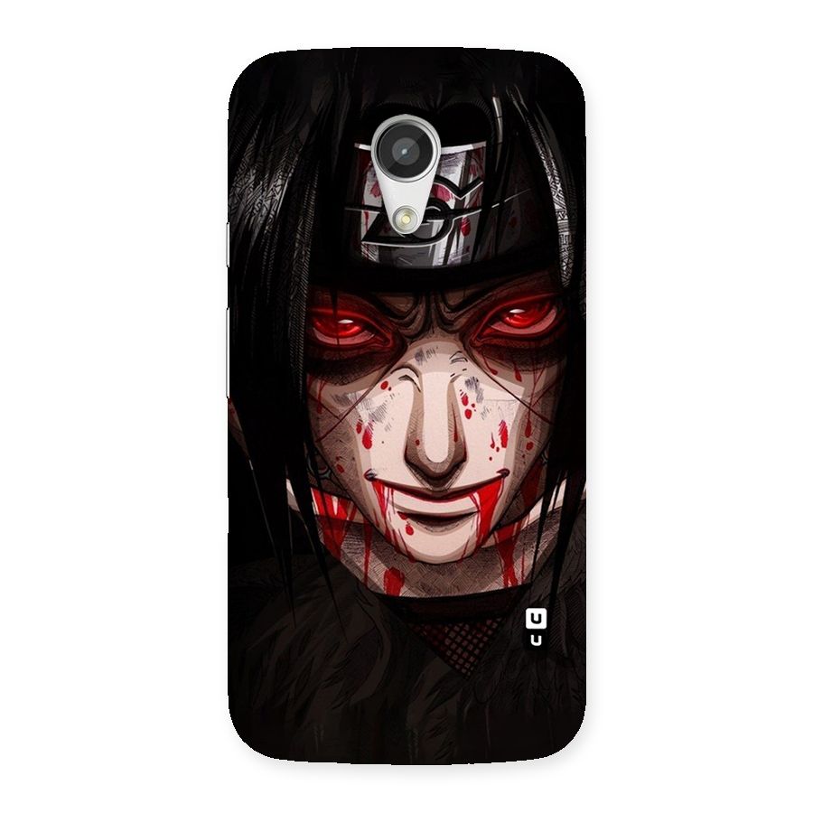 Itachi Uchiha Red Eyes Back Case for Moto G 2nd Gen