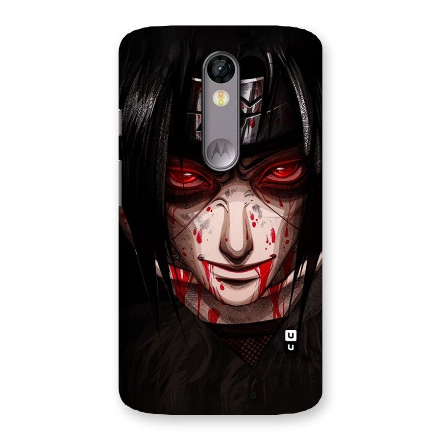 Itachi Uchiha Red Eyes Back Case for Moto X Force