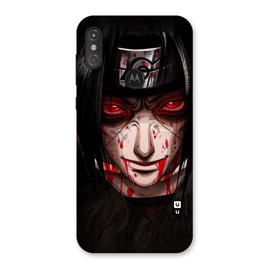 Itachi Uchiha Red Eyes Back Case for Motorola One Power