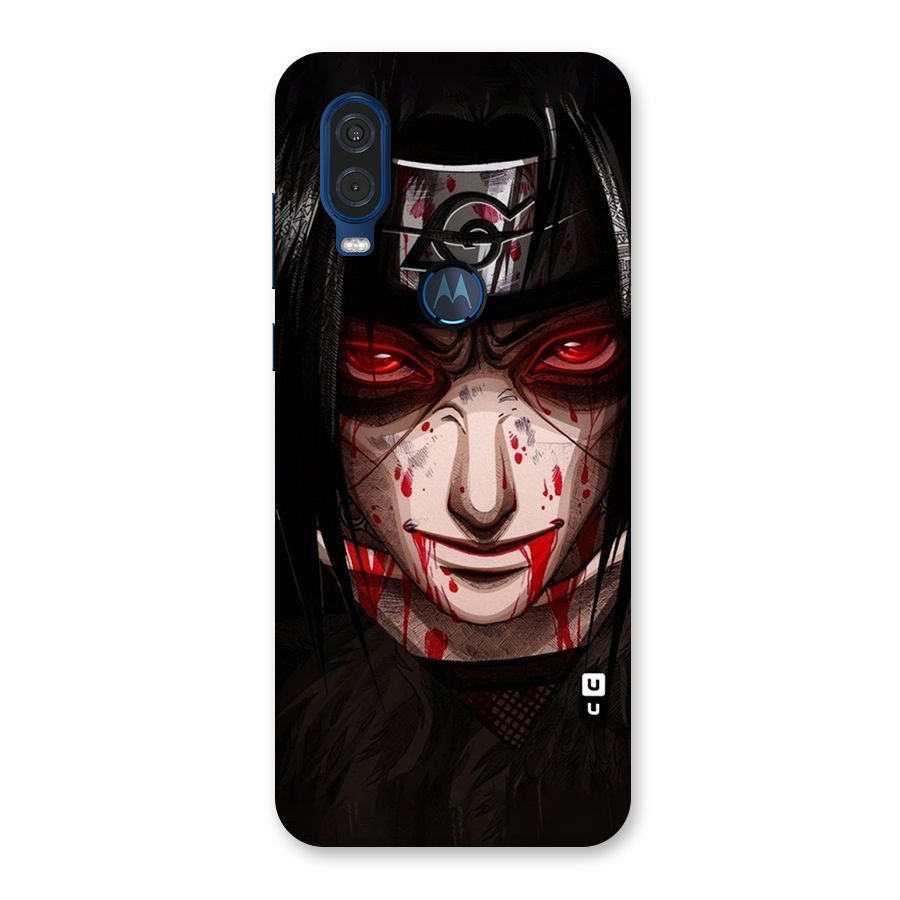 Itachi Uchiha Red Eyes Back Case for Motorola One Vision
