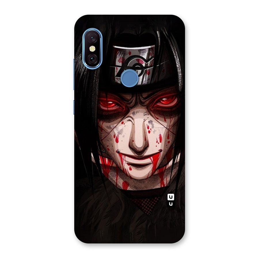 Itachi Uchiha Red Eyes Back Case for Redmi Note 6 Pro