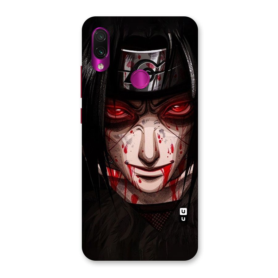 Itachi Uchiha Red Eyes Back Case for Redmi Note 7 Pro