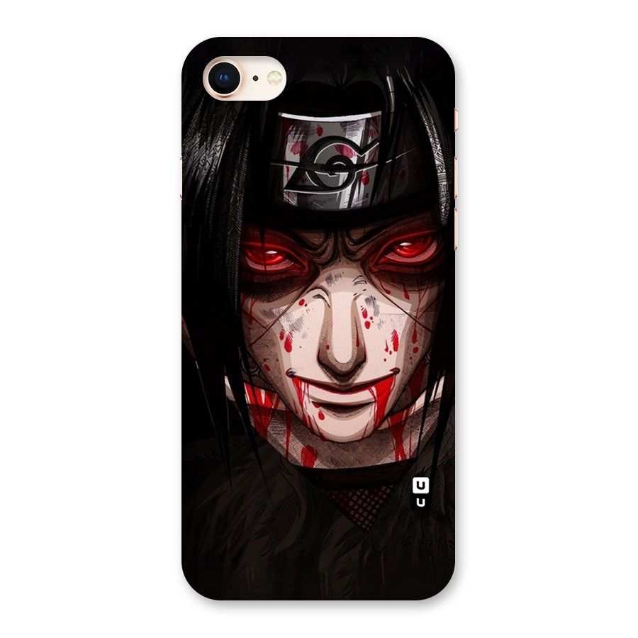Itachi Uchiha Red Eyes Back Case for iPhone 8