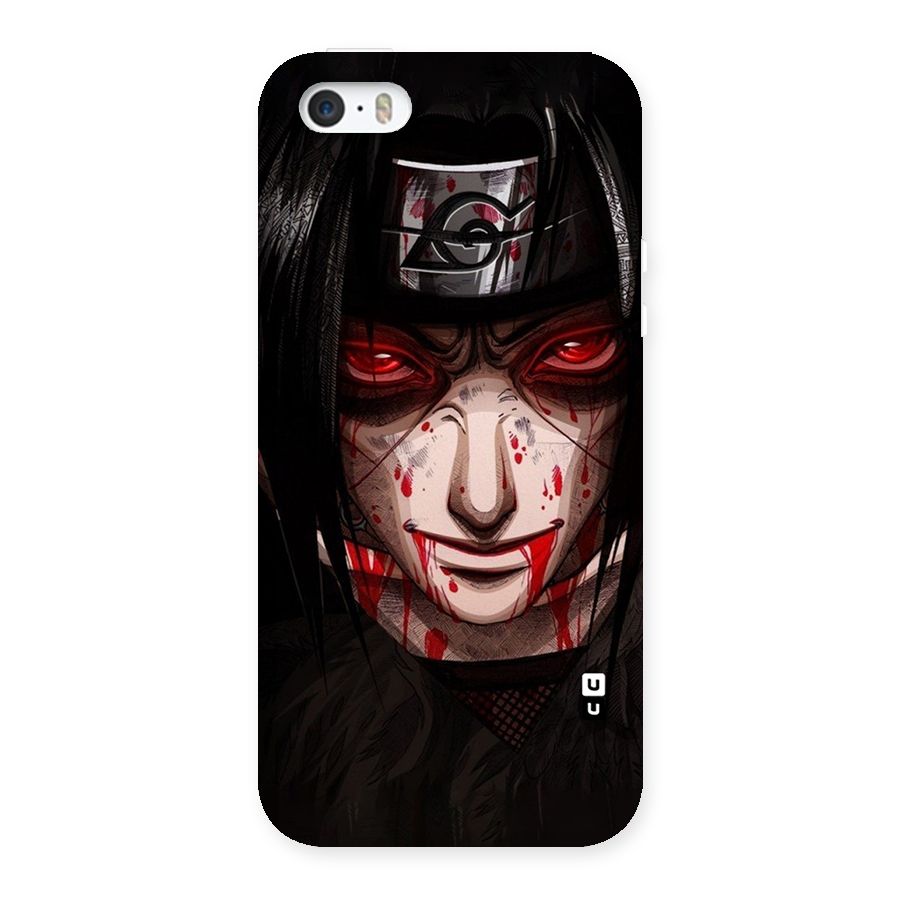 Itachi Uchiha Red Eyes Back Case for iPhone SE