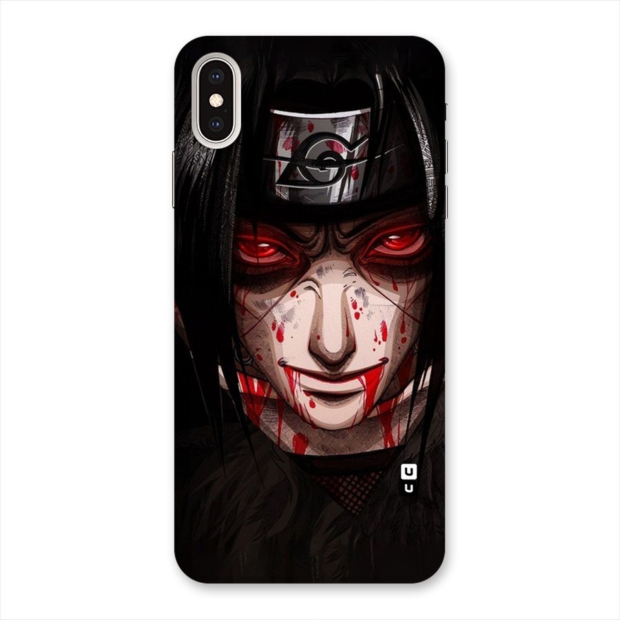 Itachi Uchiha Red Eyes Back Case for iPhone XS Max