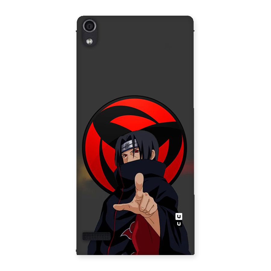 Itachi Uchiha With sharingan Back Case for Ascend P6