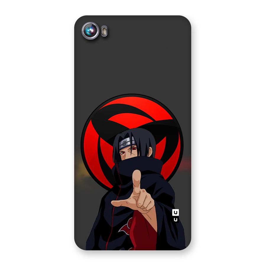 Itachi Uchiha With sharingan Back Case for Canvas Fire 4 (A107)