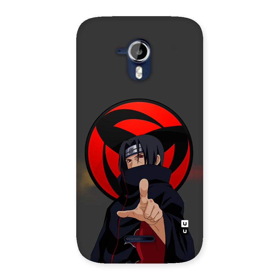 Itachi Uchiha With sharingan Back Case for Canvas Magnus A117