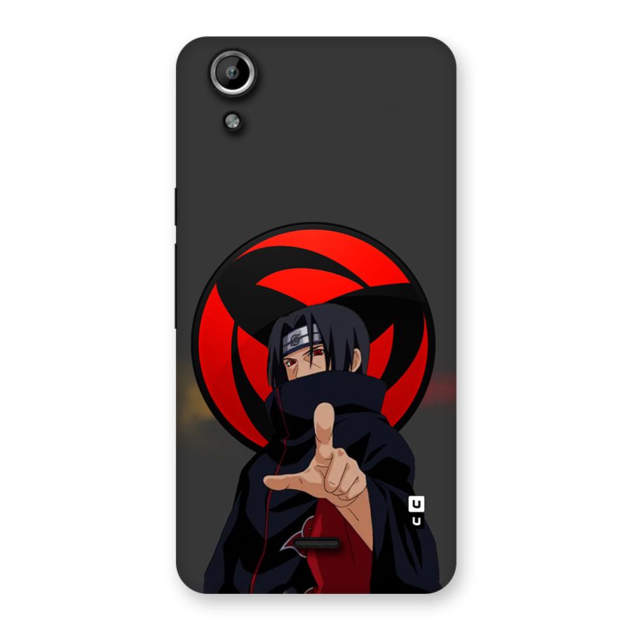 Itachi Uchiha With sharingan Back Case for Canvas Selfie Lens Q345