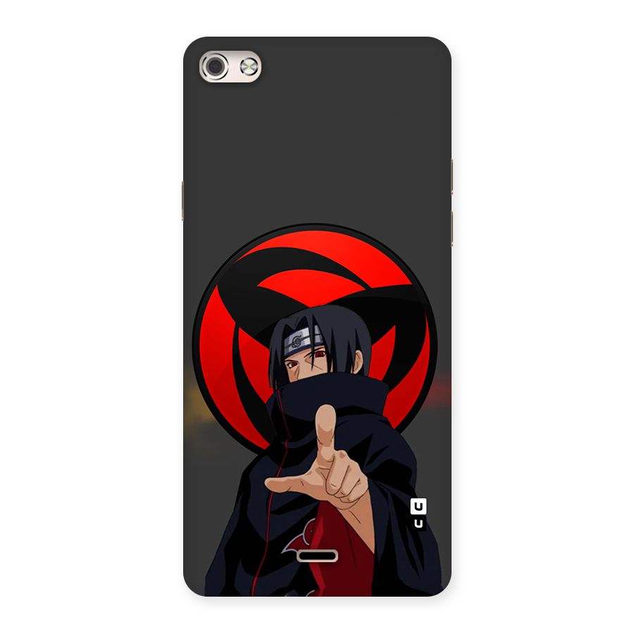 Itachi Uchiha With sharingan Back Case for Canvas Silver 5