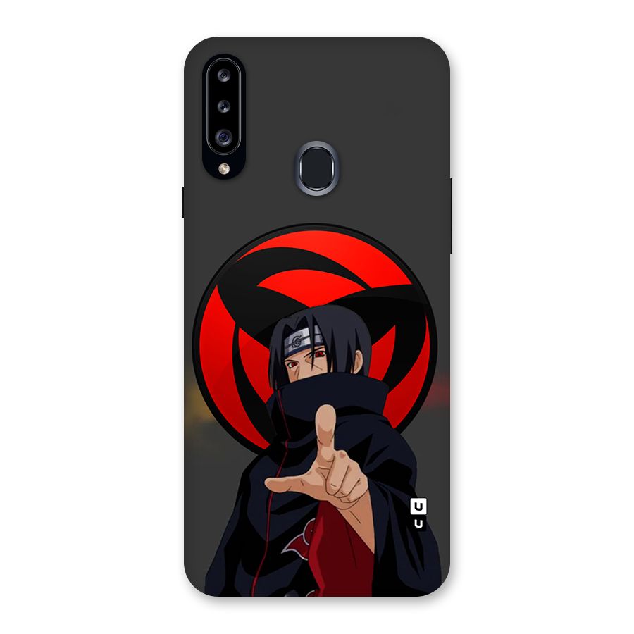 Itachi Uchiha With sharingan Back Case for Galaxy A20s