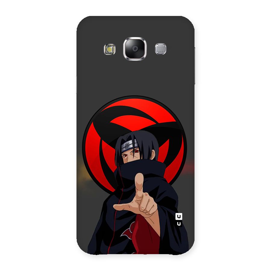 Itachi Uchiha With sharingan Back Case for Galaxy E5