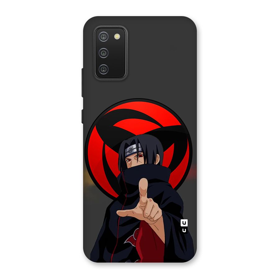 Itachi Uchiha With sharingan Back Case for Galaxy F02s