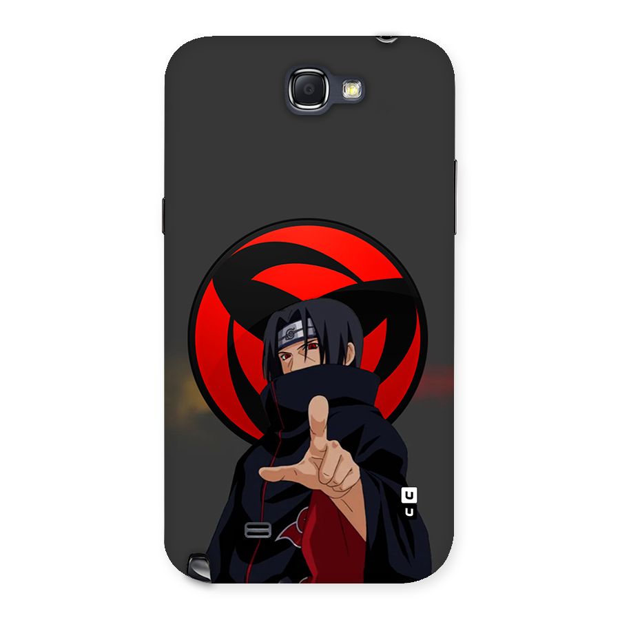 Itachi Uchiha With sharingan Back Case for Galaxy Note 2