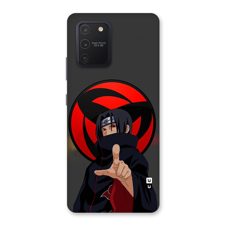 Itachi Uchiha With sharingan Back Case for Galaxy S10 Lite