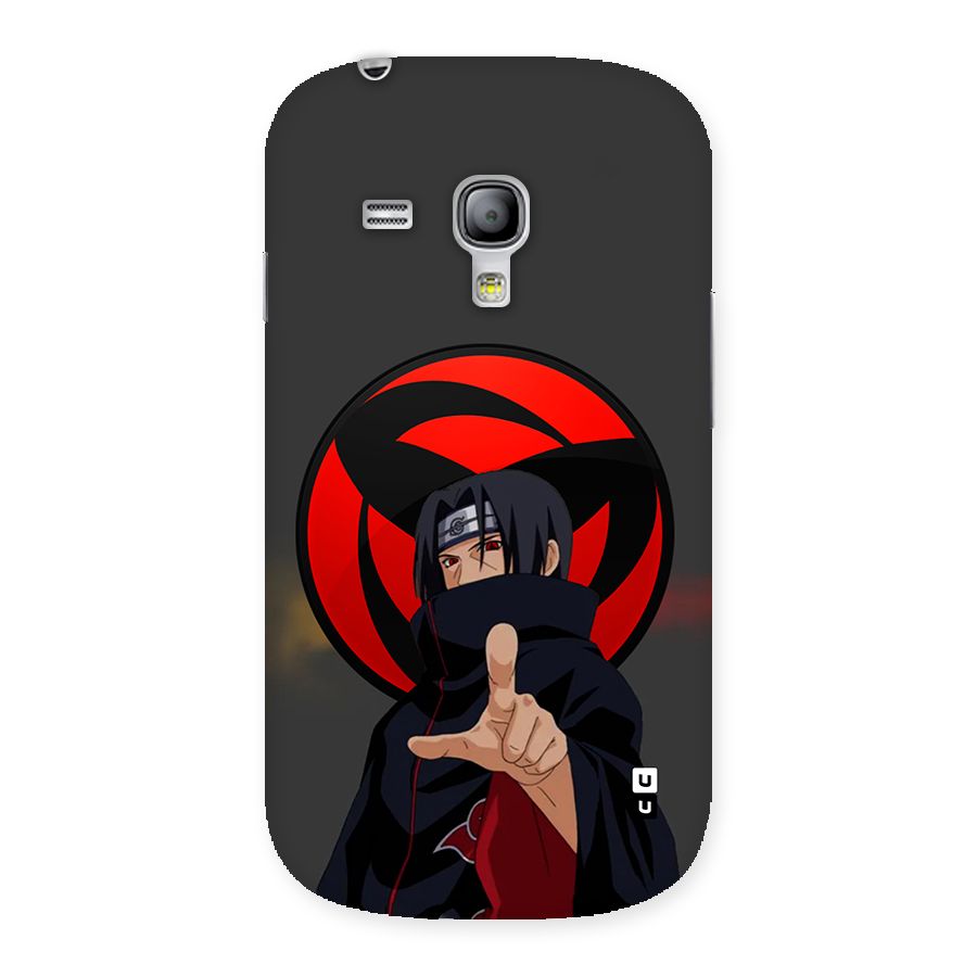 Itachi Uchiha With sharingan Back Case for Galaxy S3 Mini