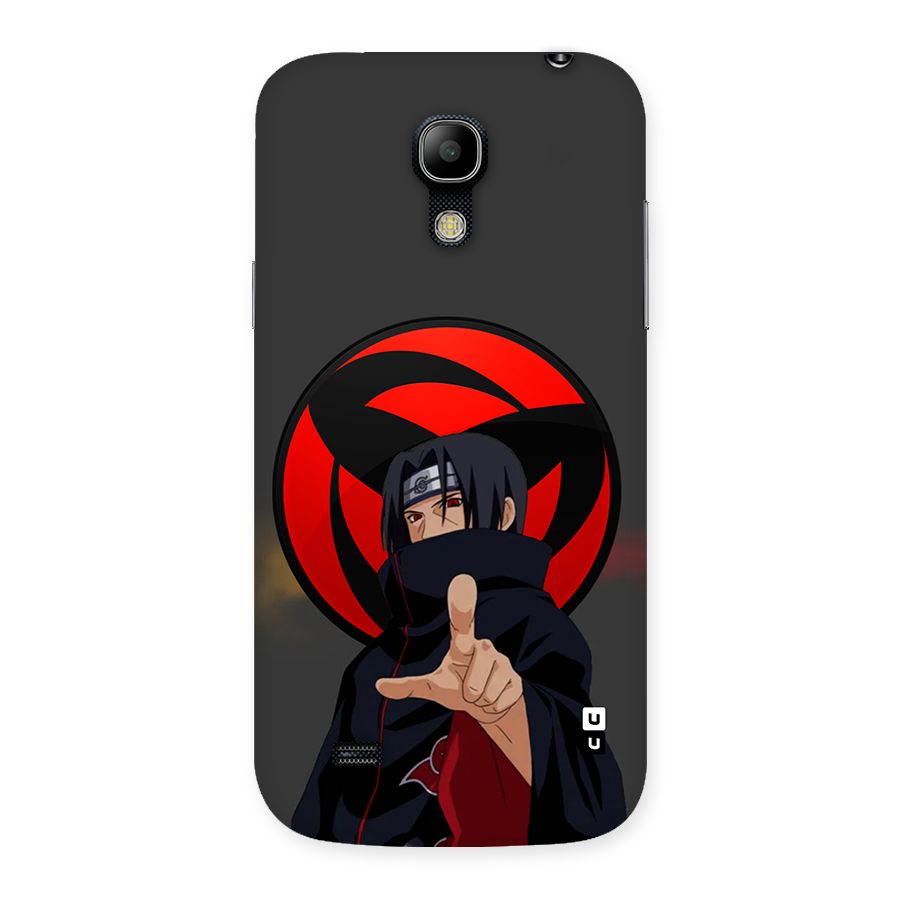 Itachi Uchiha With sharingan Back Case for Galaxy S4 Mini
