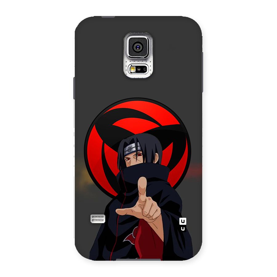 Itachi Uchiha With sharingan Back Case for Galaxy S5
