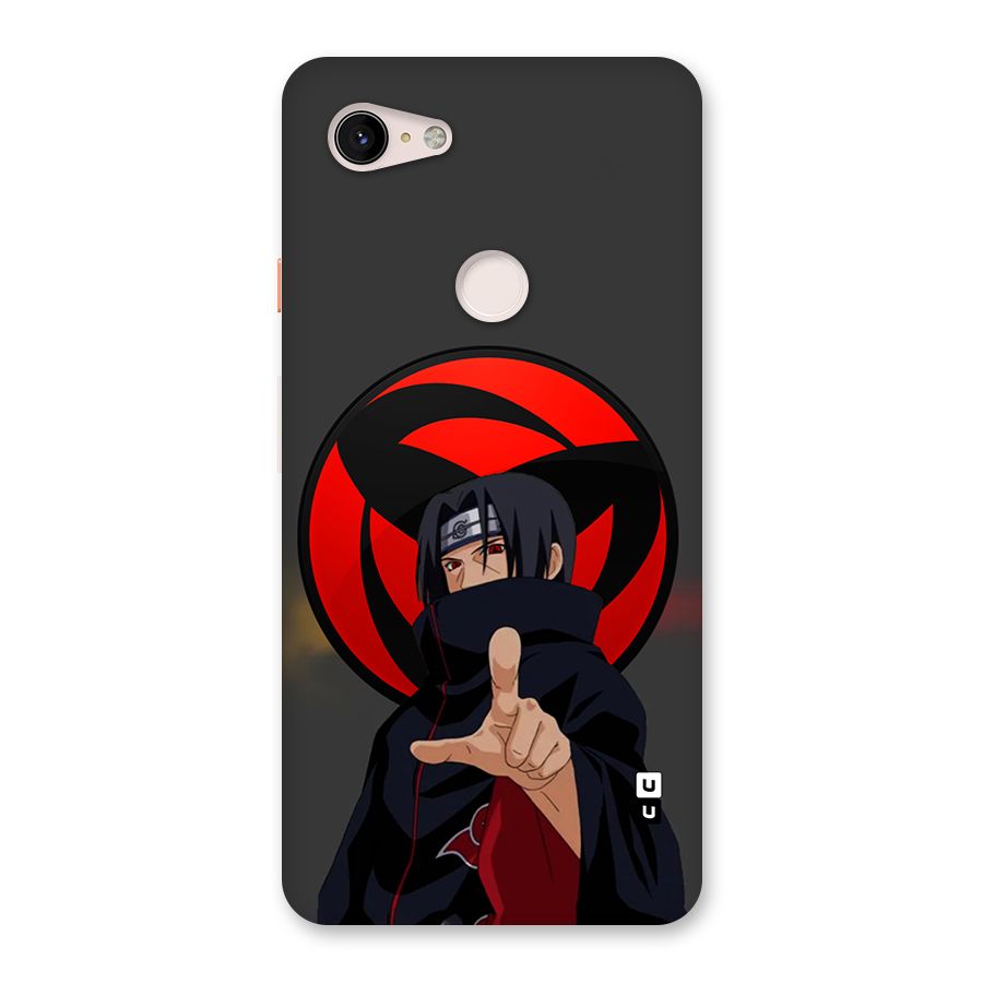 Itachi Uchiha With sharingan Back Case for Google Pixel 3 XL