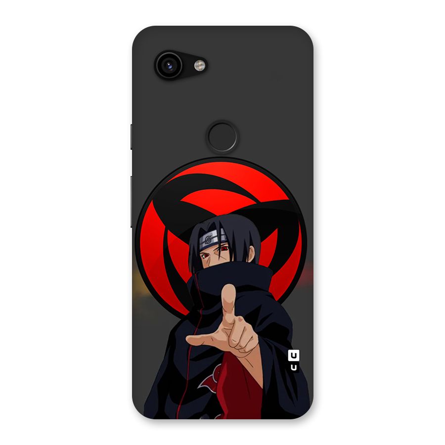 Itachi Uchiha With sharingan Back Case for Google Pixel 3a