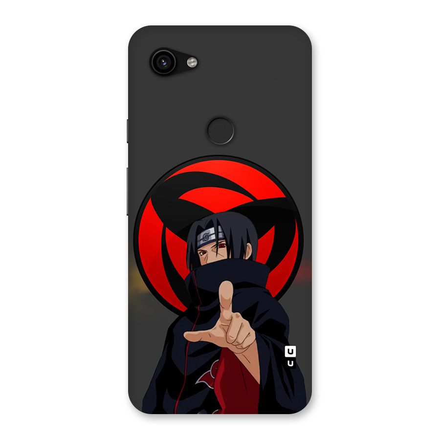 Itachi Uchiha With sharingan Back Case for Google Pixel 3a XL