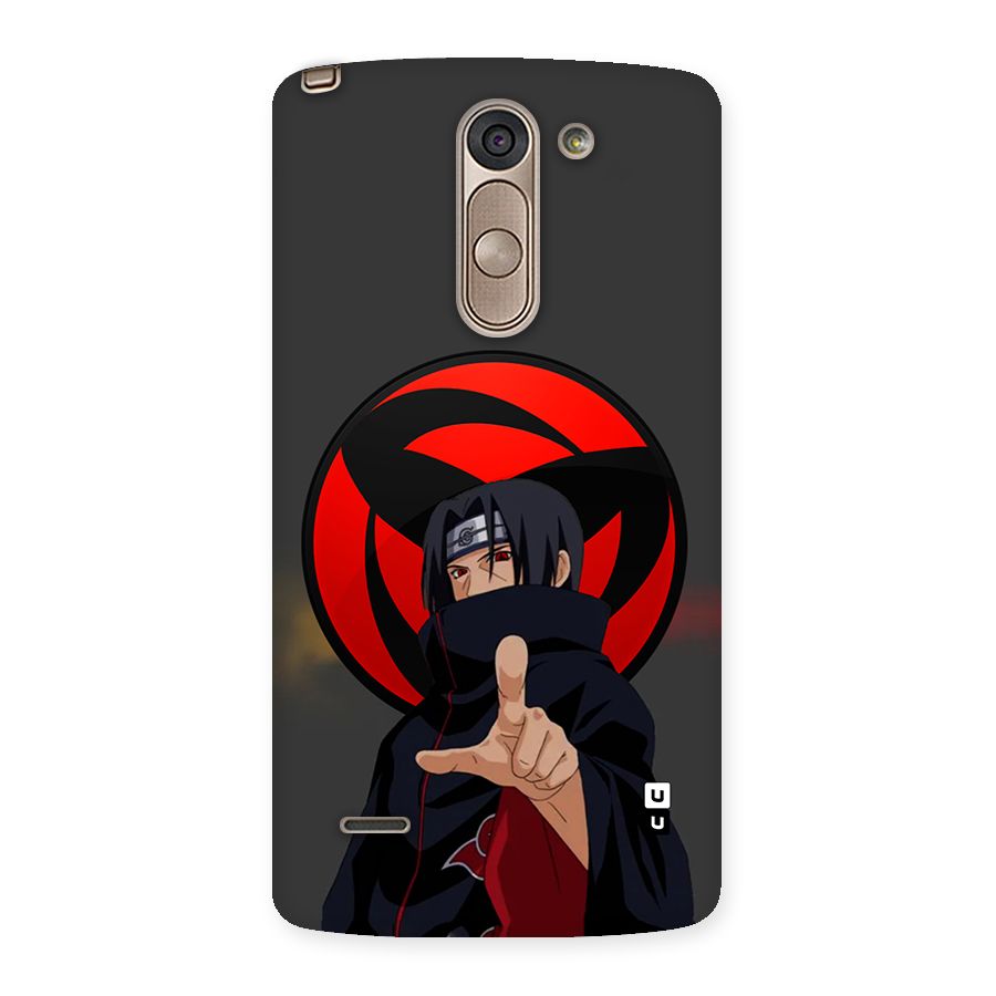 Itachi Uchiha With sharingan Back Case for LG G3 Stylus