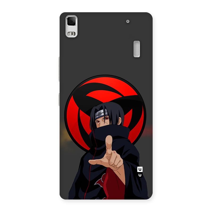 Itachi Uchiha With sharingan Back Case for Lenovo K3 Note