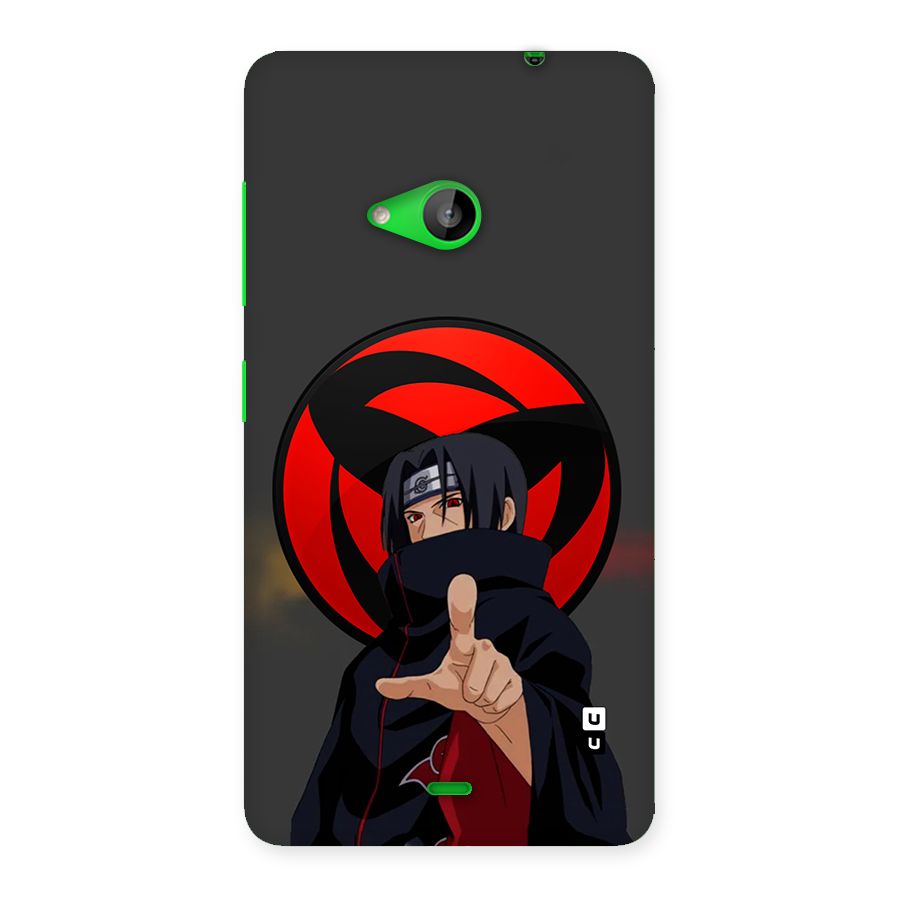 Itachi Uchiha With sharingan Back Case for Lumia 535