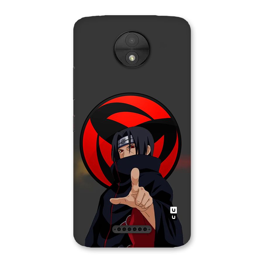 Itachi Uchiha With sharingan Back Case for Moto C