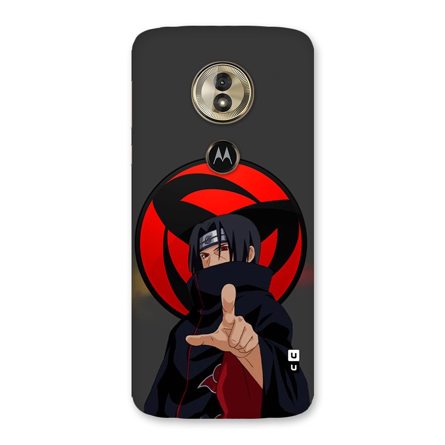 Itachi Uchiha With sharingan Back Case for Moto G6 Play