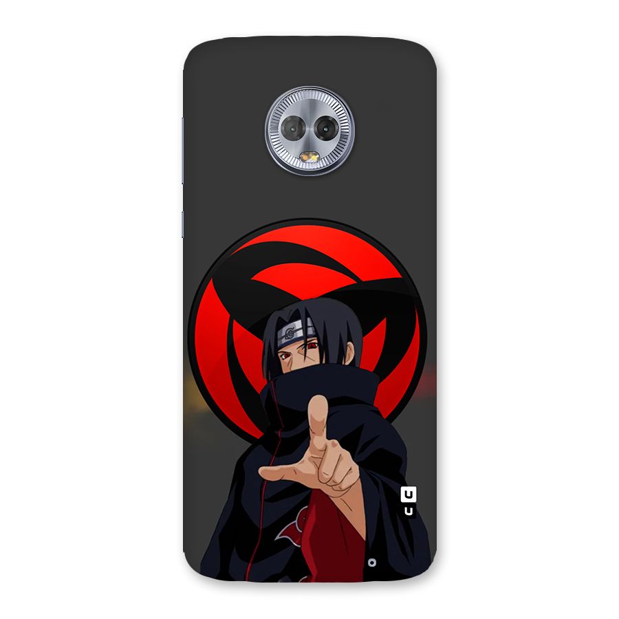 Itachi Uchiha With sharingan Back Case for Moto G6 Plus