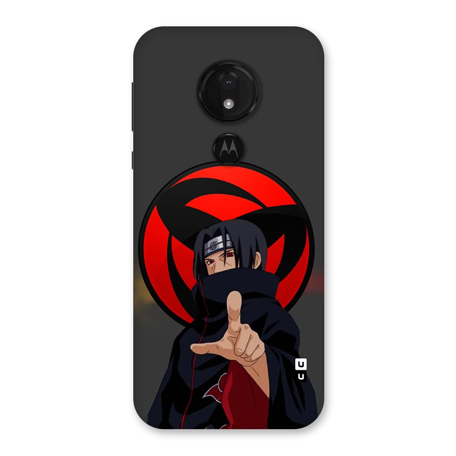 Itachi Uchiha With sharingan Back Case for Moto G7 Power