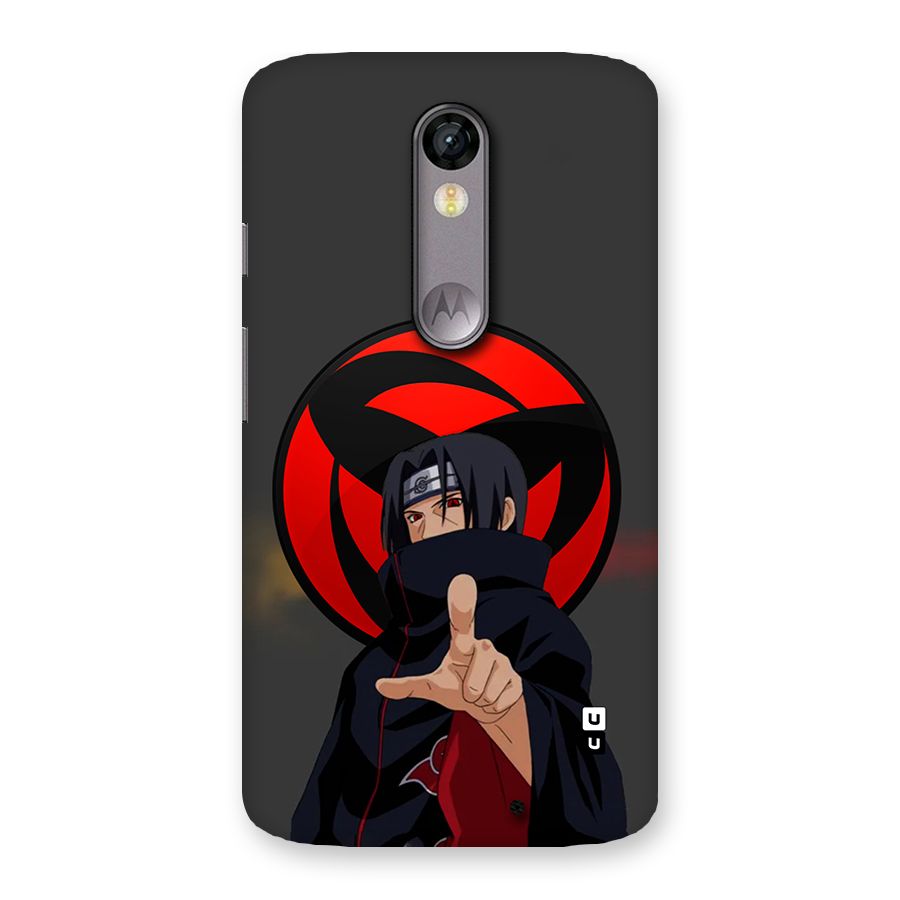 Itachi Uchiha With sharingan Back Case for Moto X Force