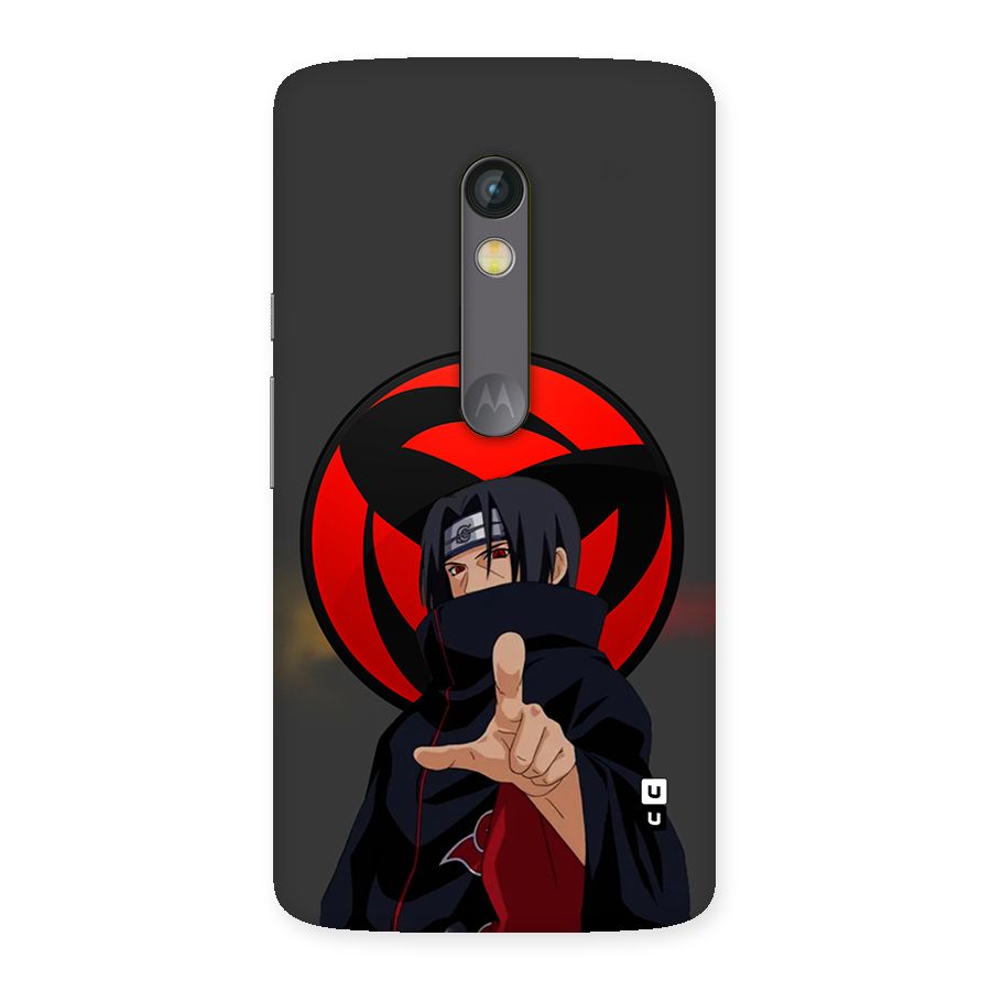 Itachi Uchiha With sharingan Back Case for Moto X Play