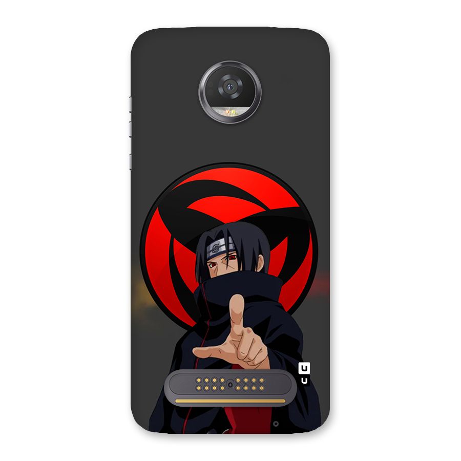 Itachi Uchiha With sharingan Back Case for Moto Z2 Play