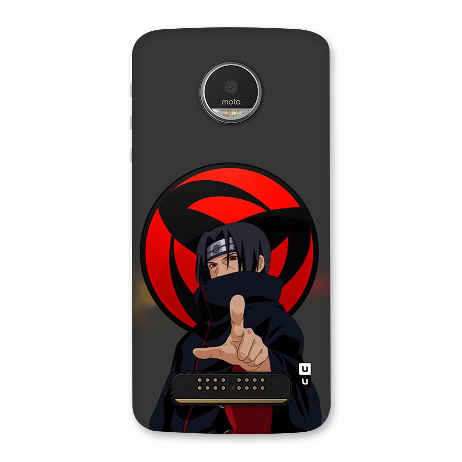 Itachi Uchiha With sharingan Back Case for Moto Z Play
