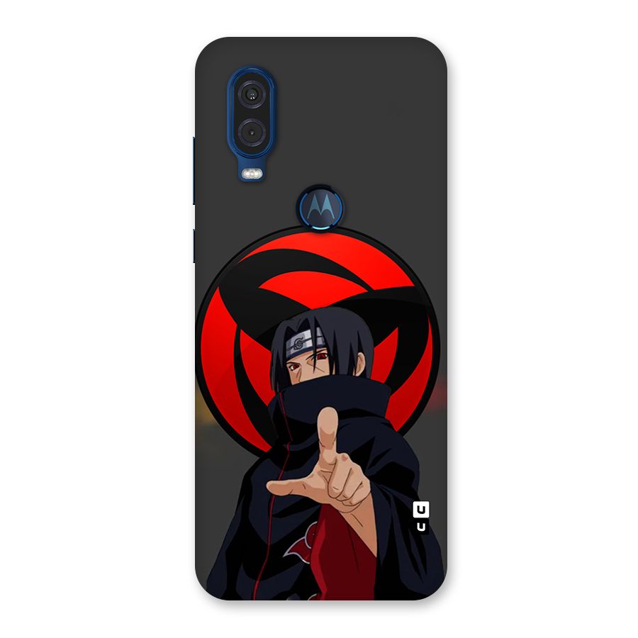 Itachi Uchiha With sharingan Back Case for Motorola One Vision