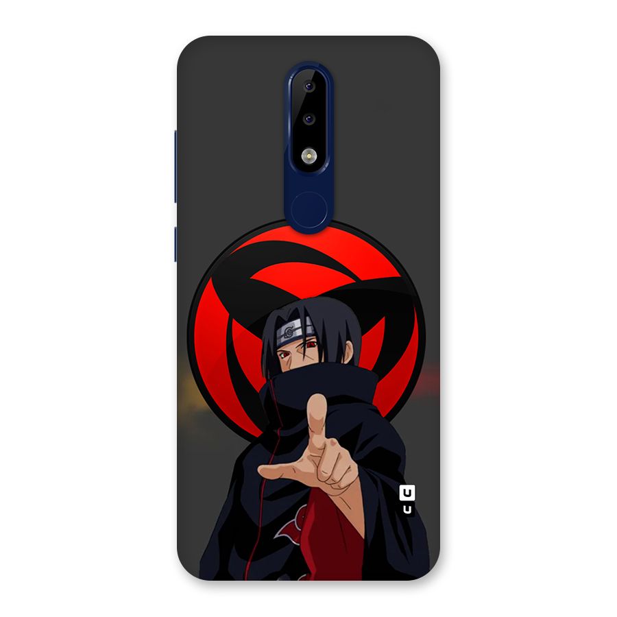Itachi Uchiha With sharingan Back Case for Nokia 5.1 Plus