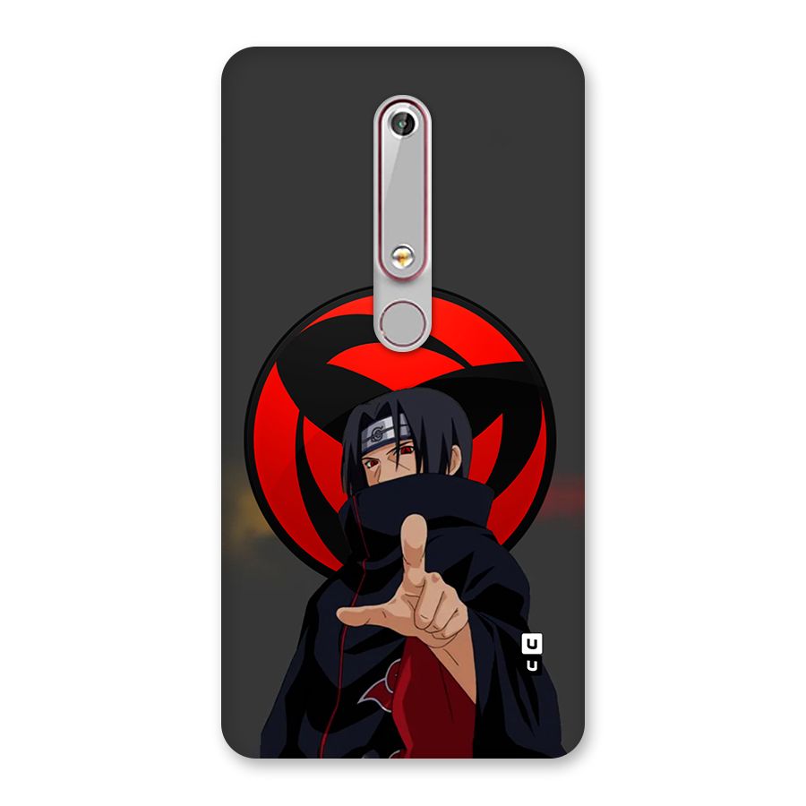 Itachi Uchiha With sharingan Back Case for Nokia 6.1